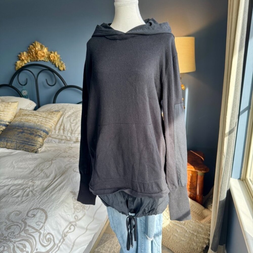 Helmut Lang Black Hooded Sweater - Picture 4 of 13